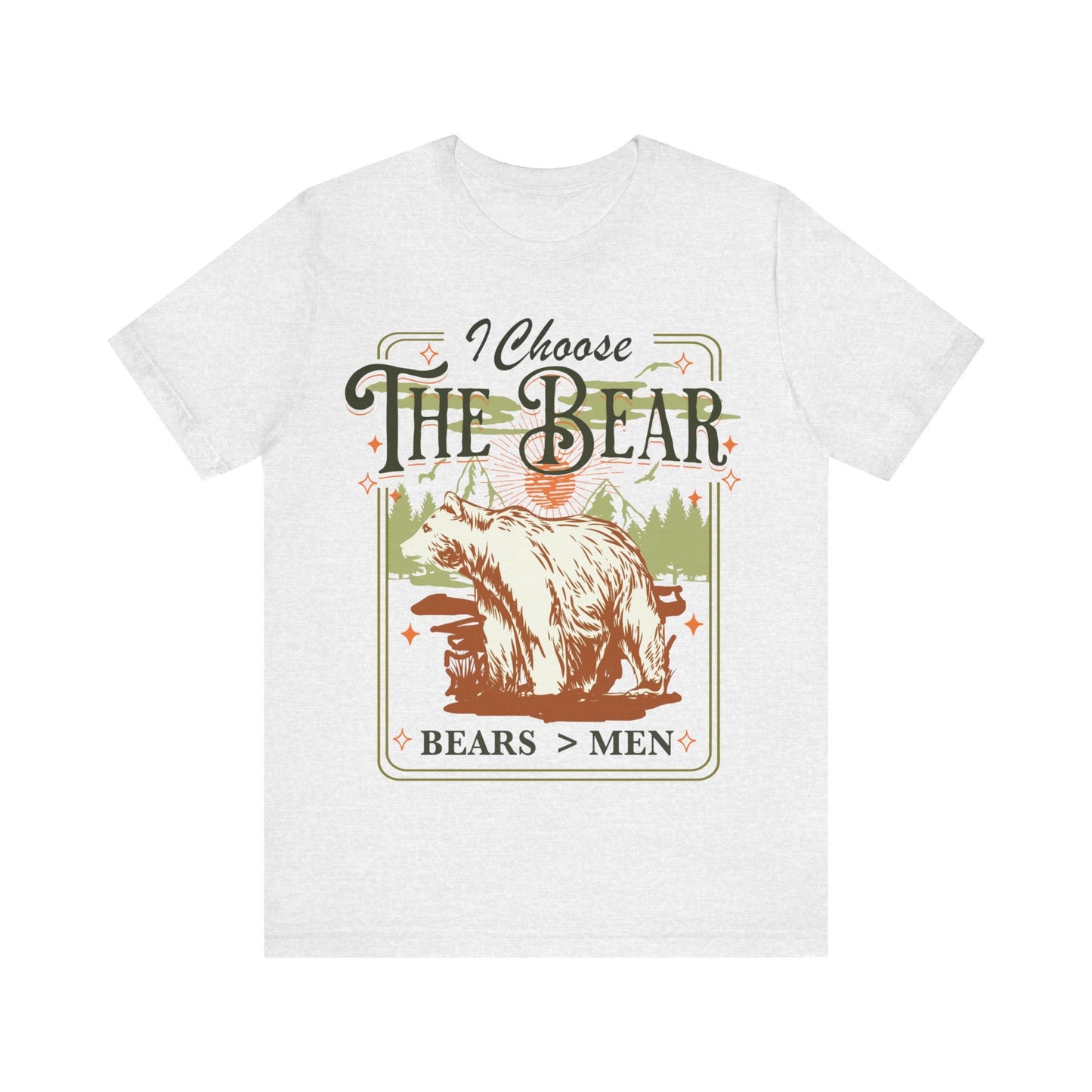 I choose the bear | bears over men | pick the bear | smash the patriarchy | 4b movement | boho feminist | leftist shirt | social democrat