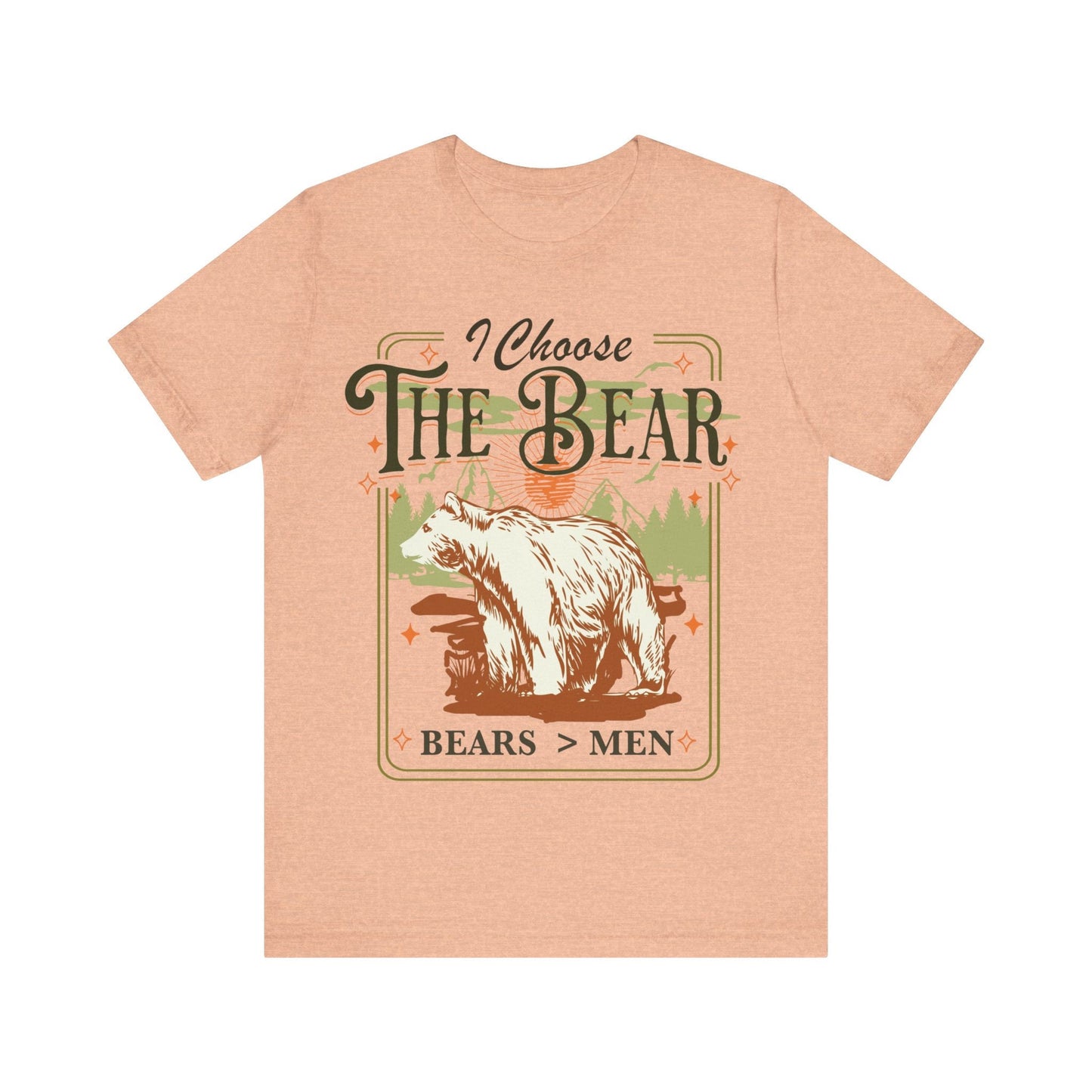 I choose the bear | bears over men | pick the bear | smash the patriarchy | 4b movement | boho feminist | leftist shirt | social democrat