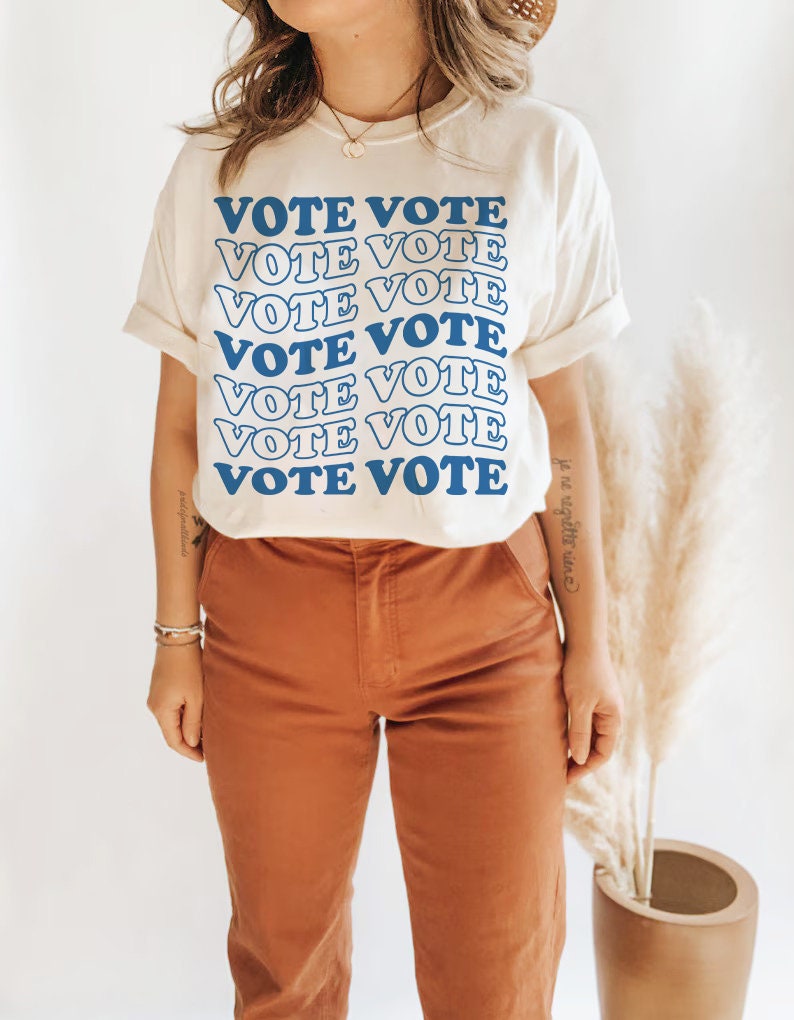 Vote vote vote election day shirt | reproductive rights shirt | suffragette | voting like a girl | roe v wade shirt | social democrat |