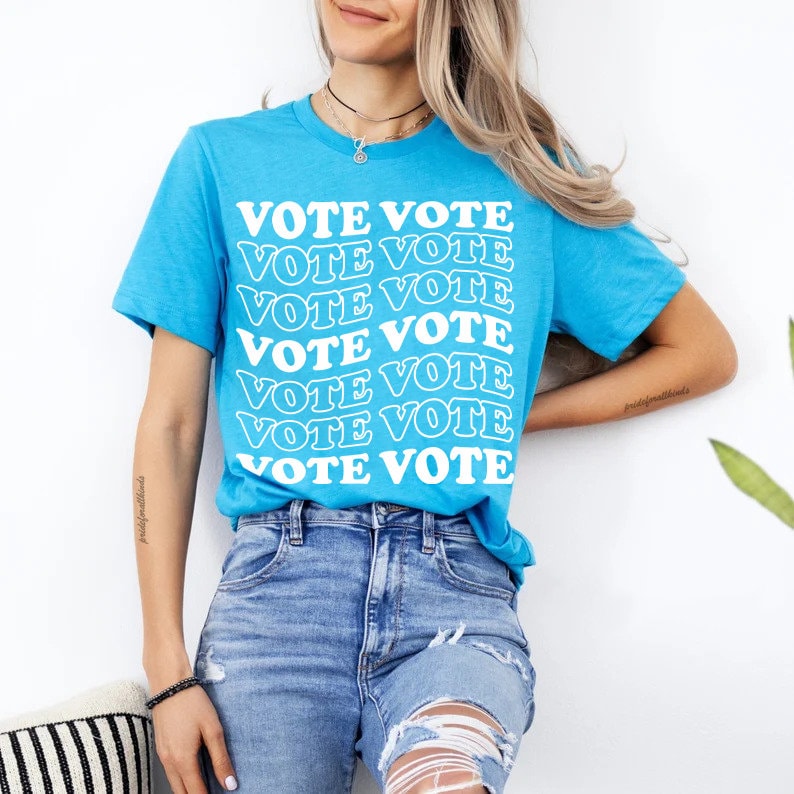 Vote vote vote election day shirt | reproductive rights shirt | suffragette | voting like a girl | roe v wade shirt | social democrat |