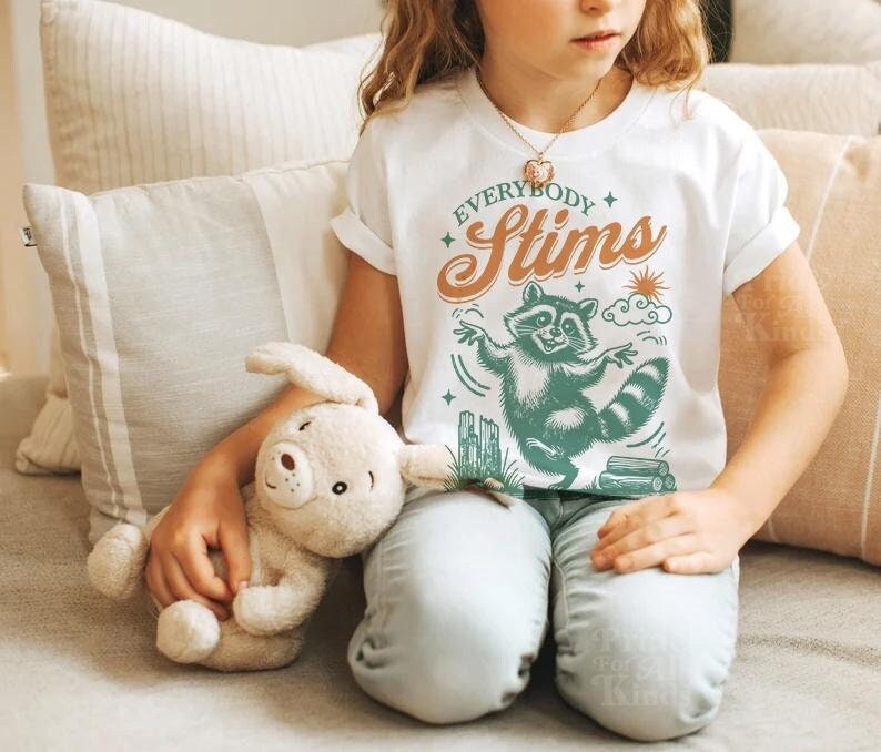 Everybody stims | kids autism shirt