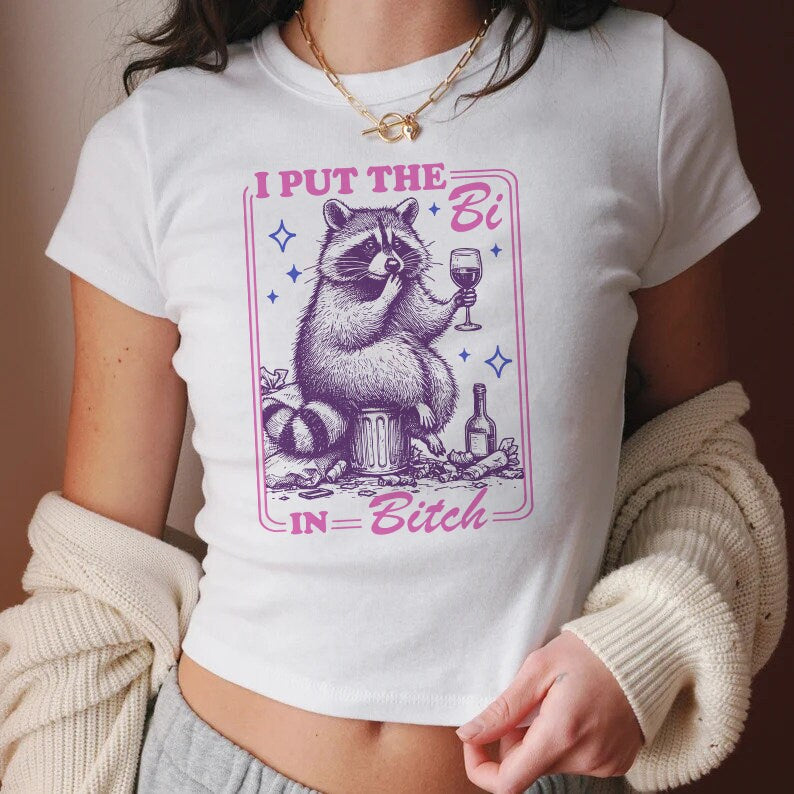 I put the bi in bitch | bisexual shirt | bi clothing | funny bisexual | bisexual wife | cool queer shirt |subtle bisexual | subtle bi pride
