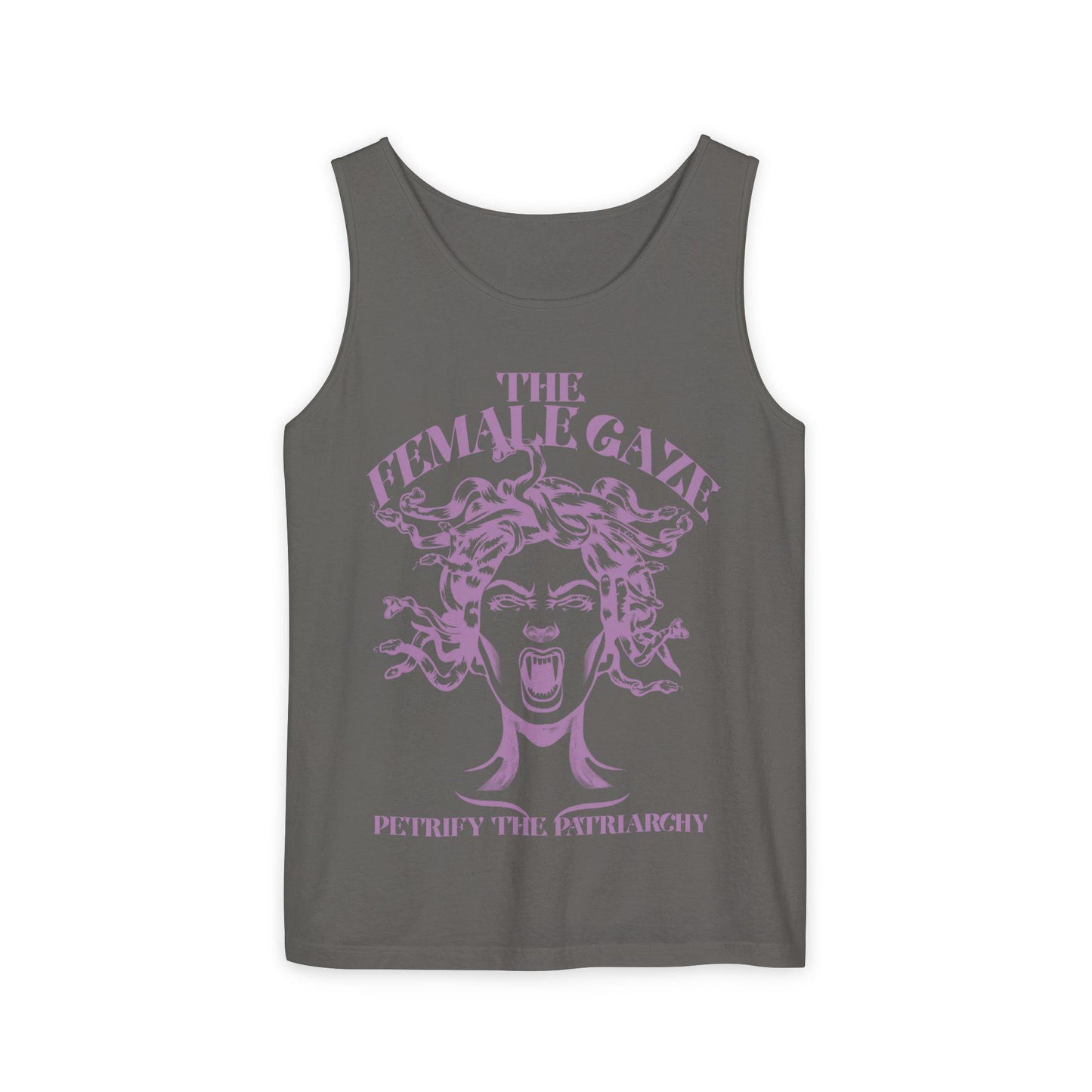The female gaze petrify the patriarchy | feminist tank top | feminist halloween shirt | Spooky Liberal feminist witch | burn the patriarchy