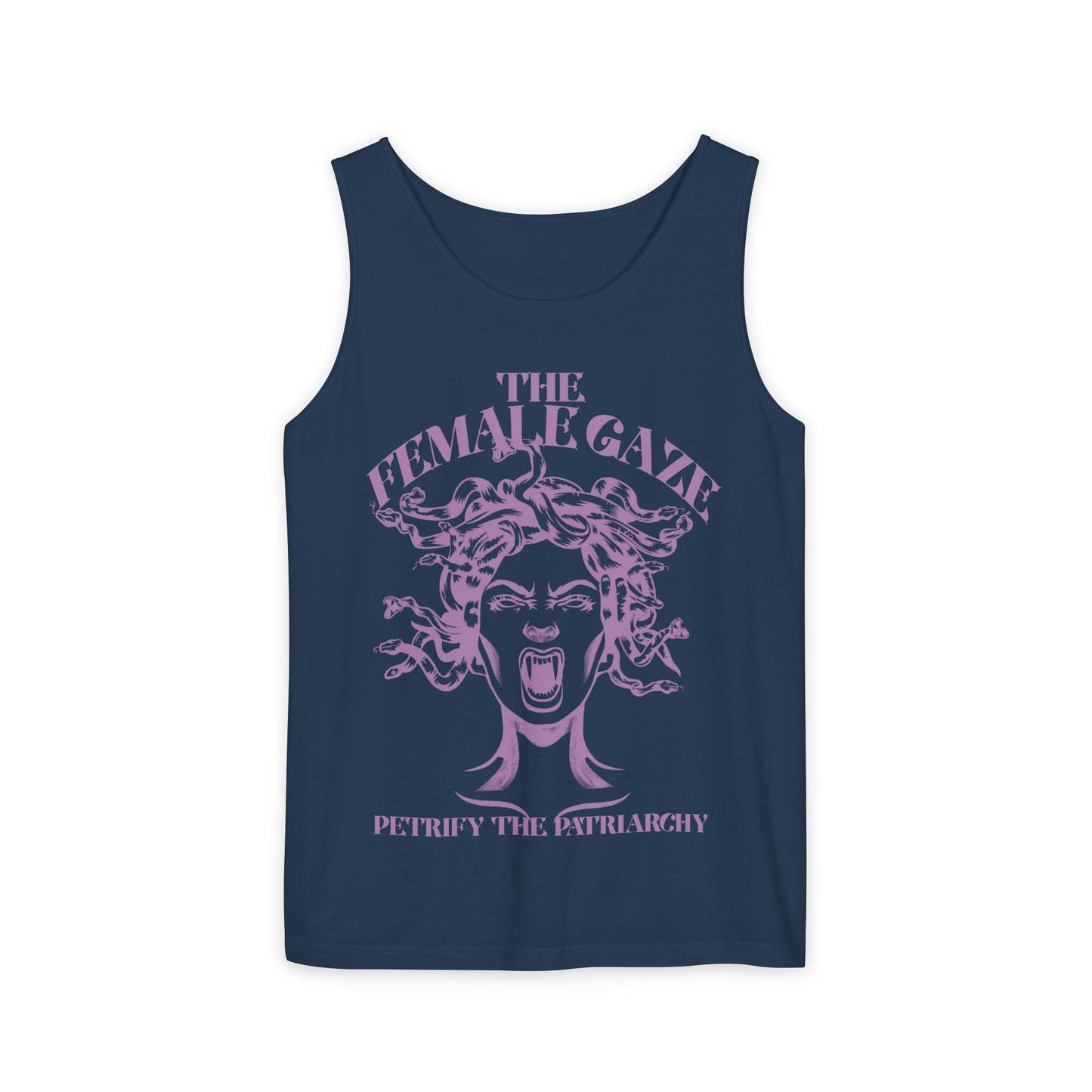The female gaze petrify the patriarchy | feminist tank top | feminist halloween shirt | Spooky Liberal feminist witch | burn the patriarchy