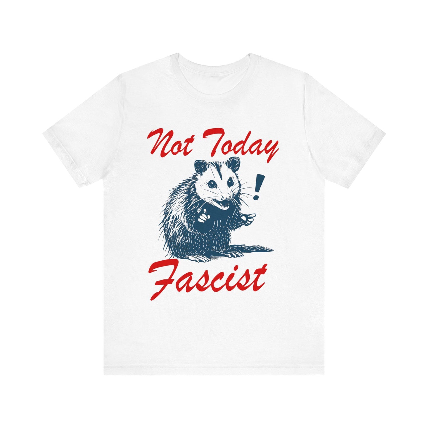 Not today fascist | anti fascism shirt | leftist shirt | smash fascism | anti trump | stop project 2025 | smash patriarchy | social democrat