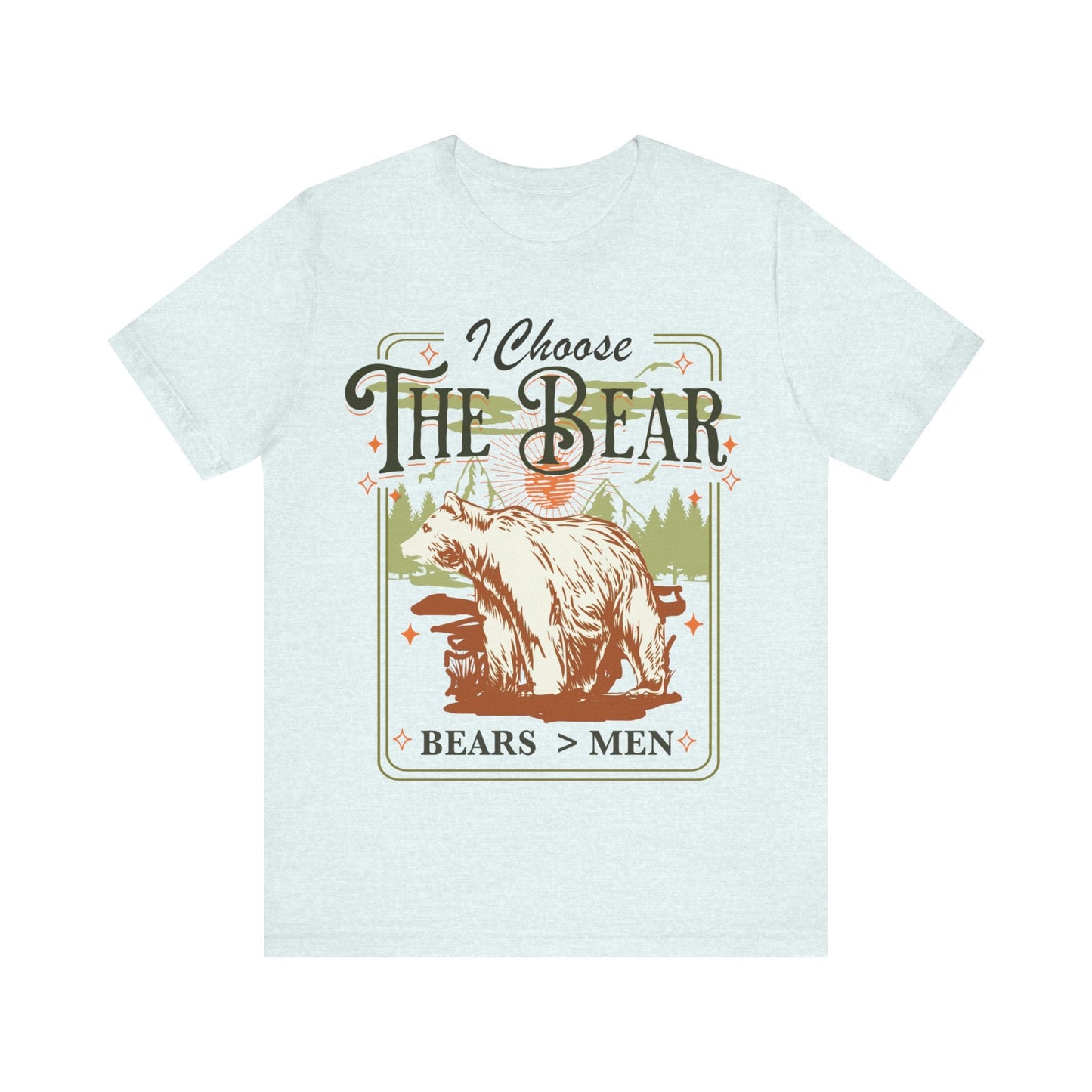 I choose the bear | bears over men | pick the bear | smash the patriarchy | 4b movement | boho feminist | leftist shirt | social democrat