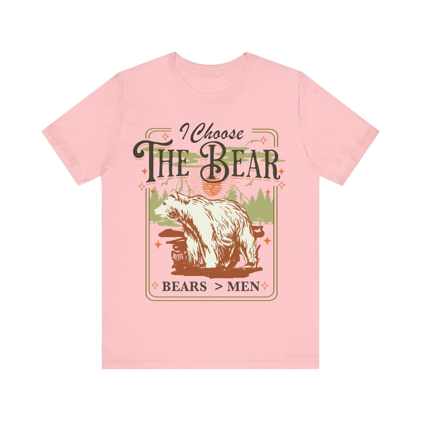 I choose the bear | bears over men | pick the bear | smash the patriarchy | 4b movement | boho feminist | leftist shirt | social democrat