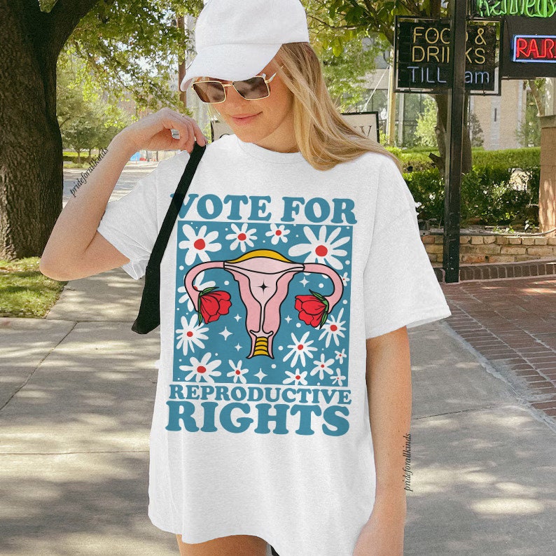 Vote for reproductive rights | vote shirt reproductive rights shirt | roe v wade shirt | voting like a girl | social democrat | pro roe