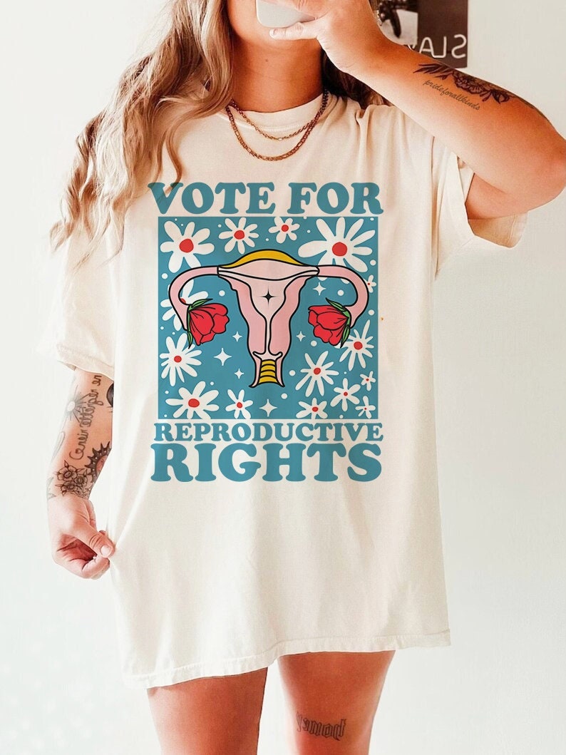 Vote for reproductive rights | vote shirt reproductive rights shirt | roe v wade shirt | voting like a girl | social democrat | pro roe