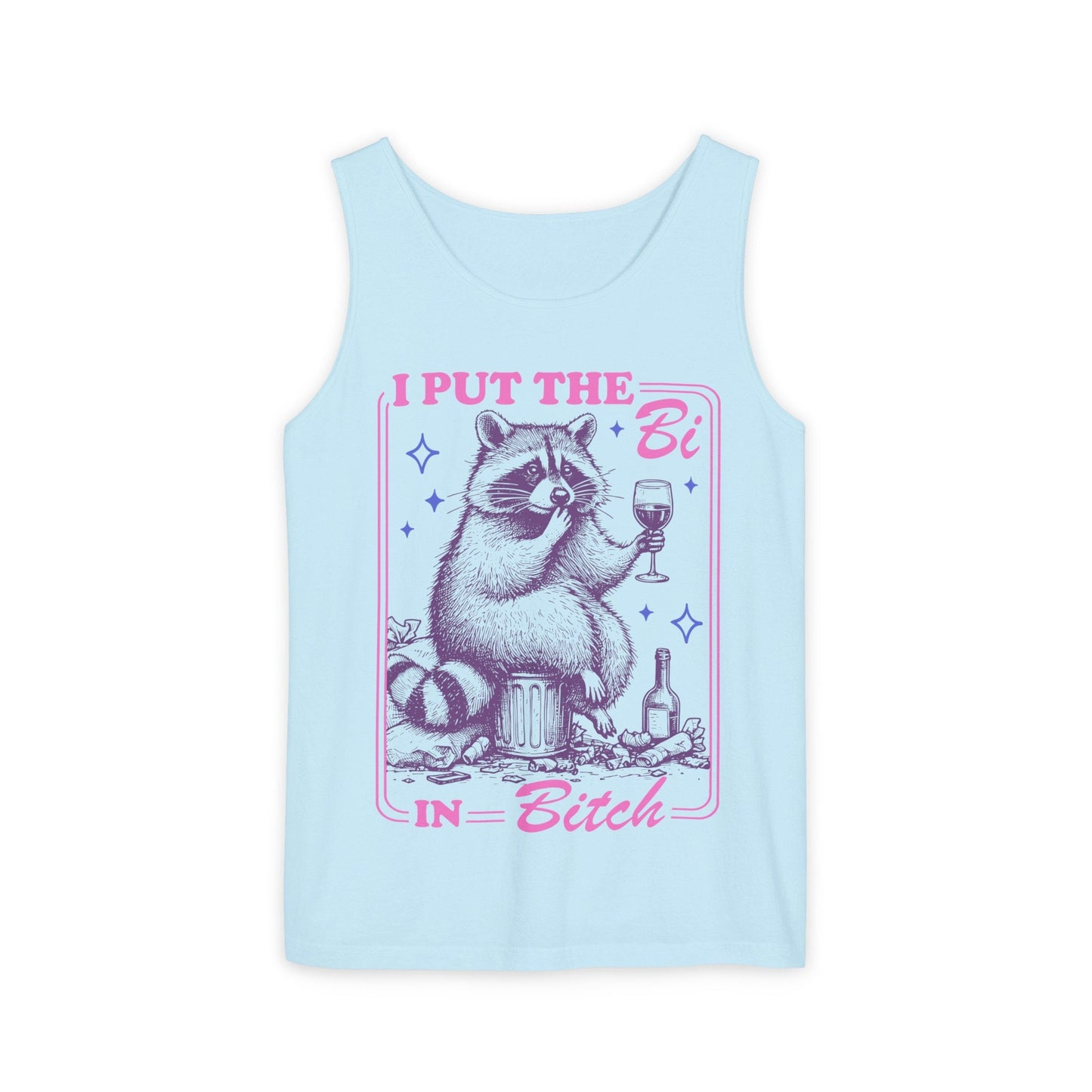 I put the bi in bitch tank top | bisexual tank top | gay tank top | bi pride shirt | subtle bisexual | funny bisexual gift | bi wife energy
