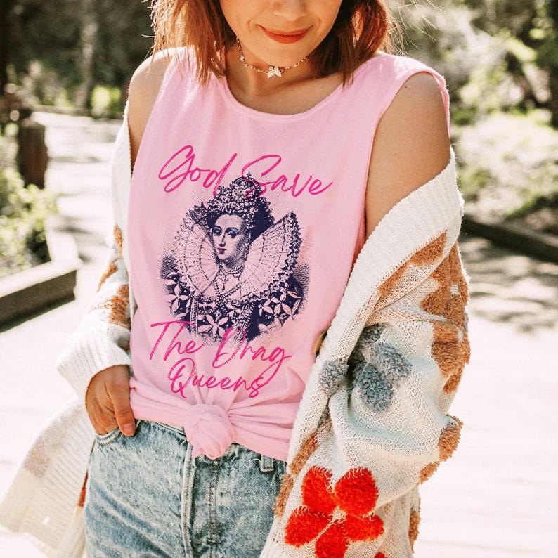 drag is not a crime | drag queen shirt | save the drag queens | gay tank top | pride tank top | subtle trans pride | drag queen outfit |gift