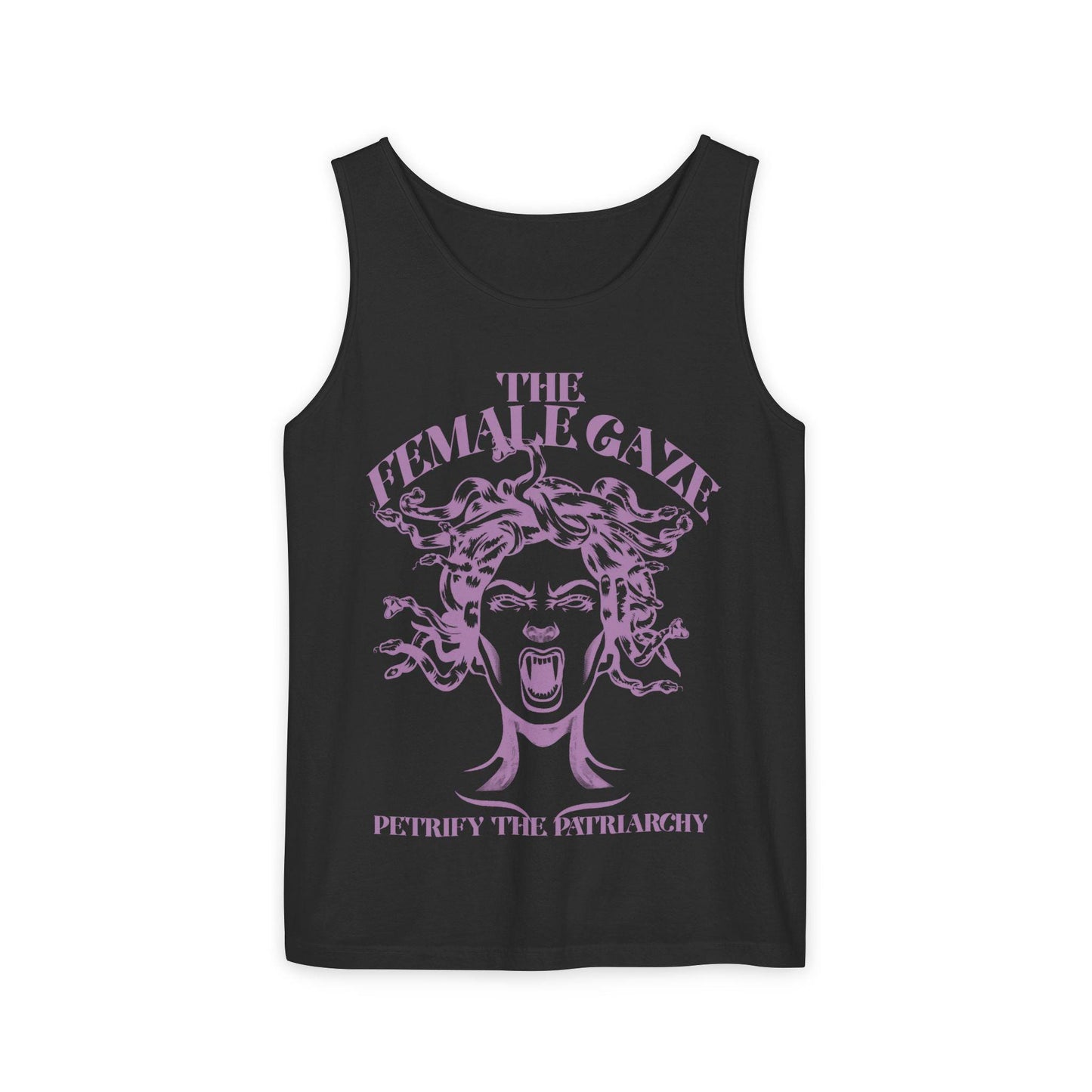 The female gaze petrify the patriarchy | feminist tank top | feminist halloween shirt | Spooky Liberal feminist witch | burn the patriarchy