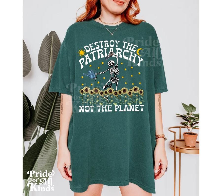 Destroy the patriarchy not the planet | burn the patriarchy | smash the patriarchy | skeleton boho | feminist halloween | pro choice | roe