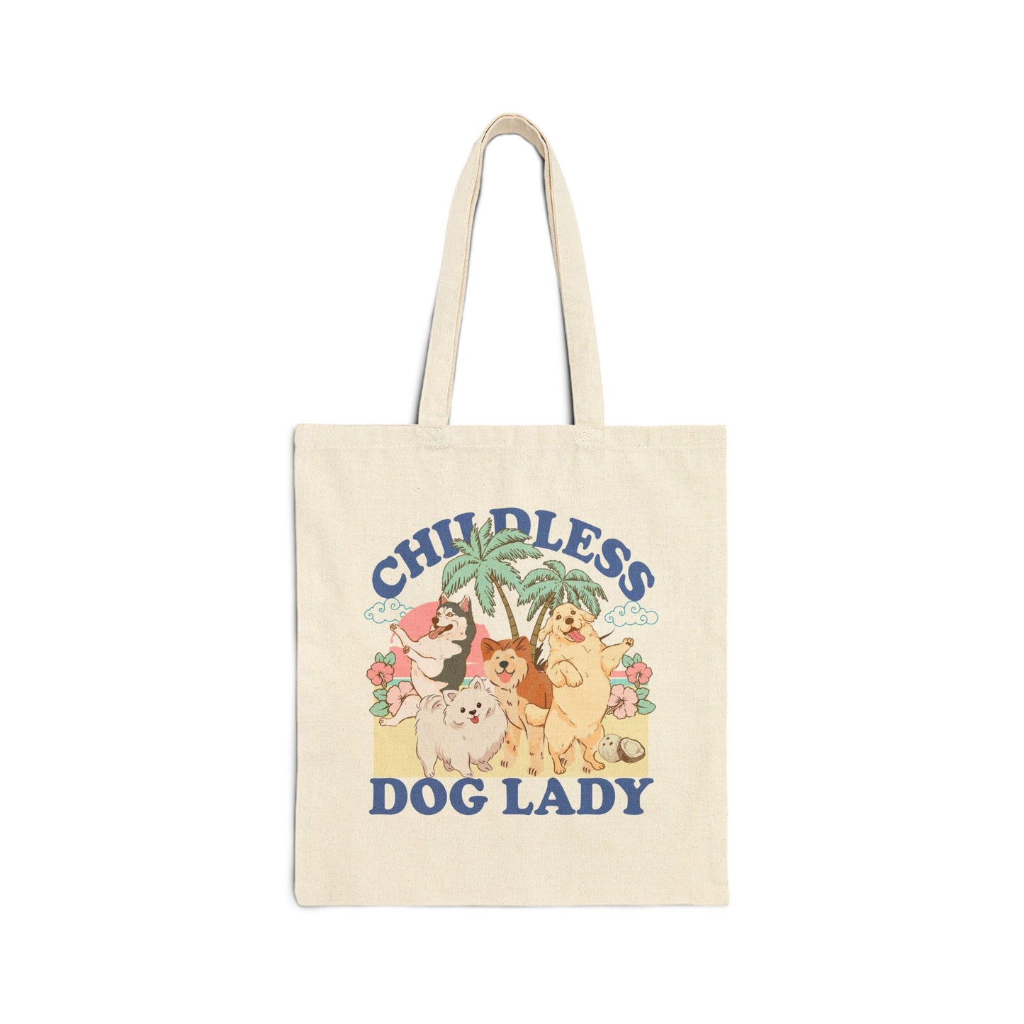 Childless dog lady tote bag | feminist tote bag | childless dog ladies for Kamala | election tote bag | pro roe v wade | Harris tote bag