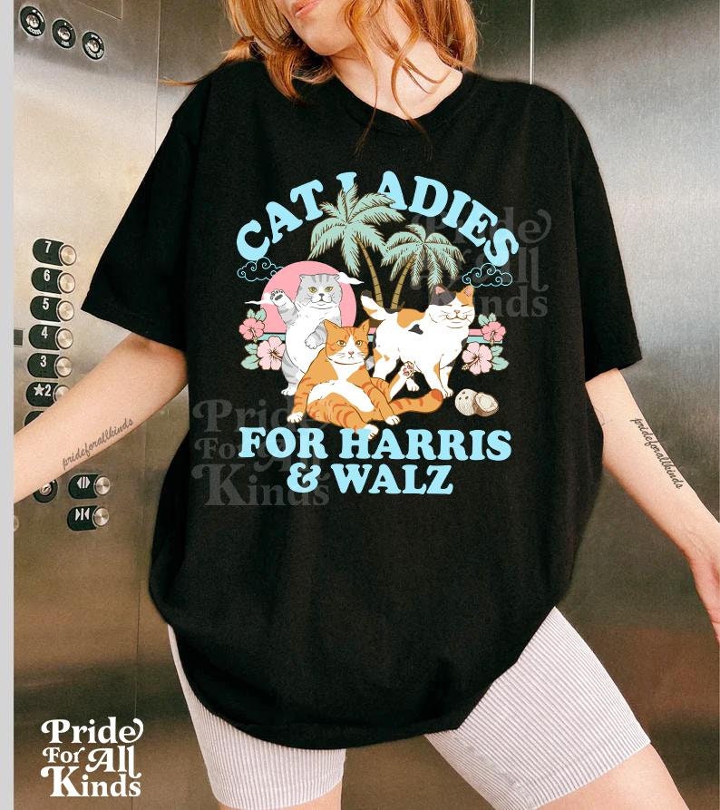 Cat Ladies for Harris Walz