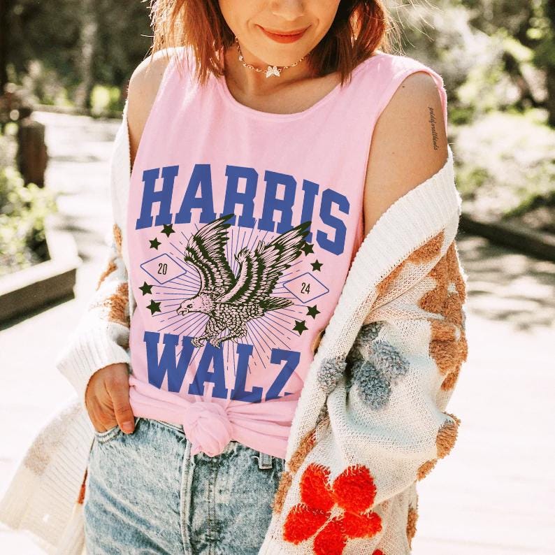 Harris Walz Tank top | Kamala Harris tank top | feminist tank top | election tank top | social democrat | leftist tank | kamala harris meme