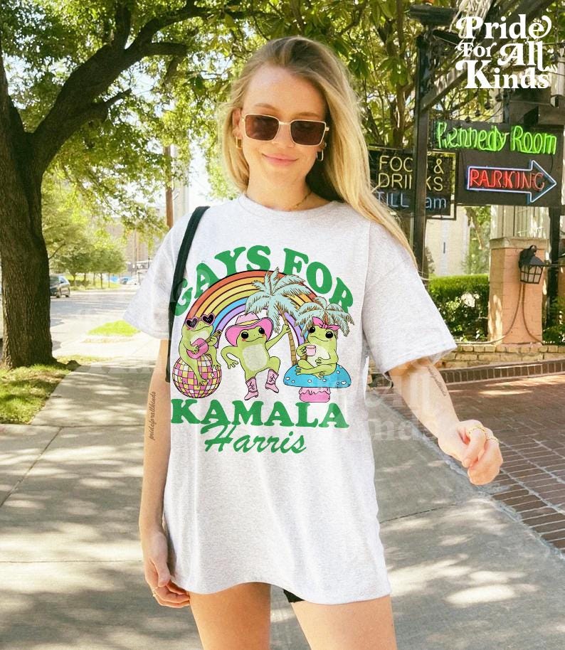 Gays for Kamala Harris | Gays for Harris Walz | Queers for Kamala | Trans for Kamala | trans rights | frogs for kamala | election shirt gays