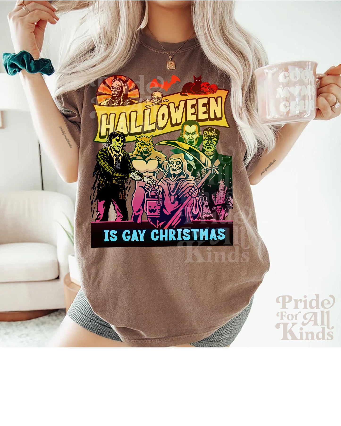 Halloween is gay christmas | gay halloween | lesbian halloween | bisexual halloween | trans halloween | nonbinary | halloween costume gay