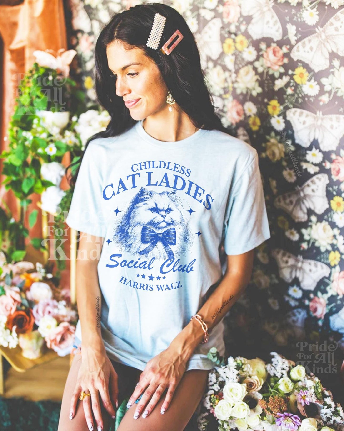 childless cat lady tshirt | miserable childless cat lady | childless cat lady merch | kamala cat lady | cat ladies vote | cat ladies kamala