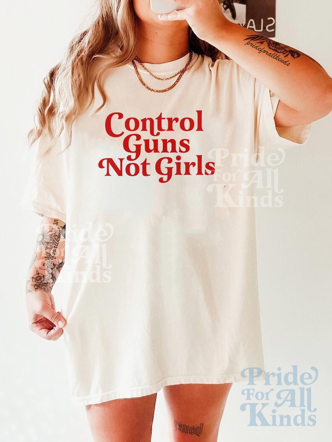 Control guns not girls | anti gun shirt | gun reform | end gun violence | thoughts and prayers policy and change | pro roe | reproductive