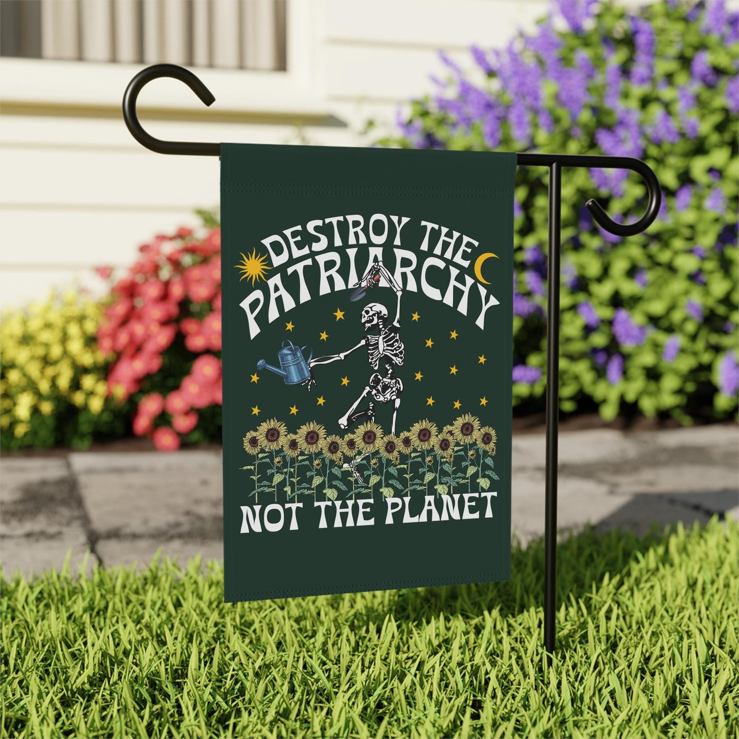 Destroy the patriarchy not the planet | my favorite season | fall of the patriarchy | feminist halloween | burn the patriarchy feminist flag