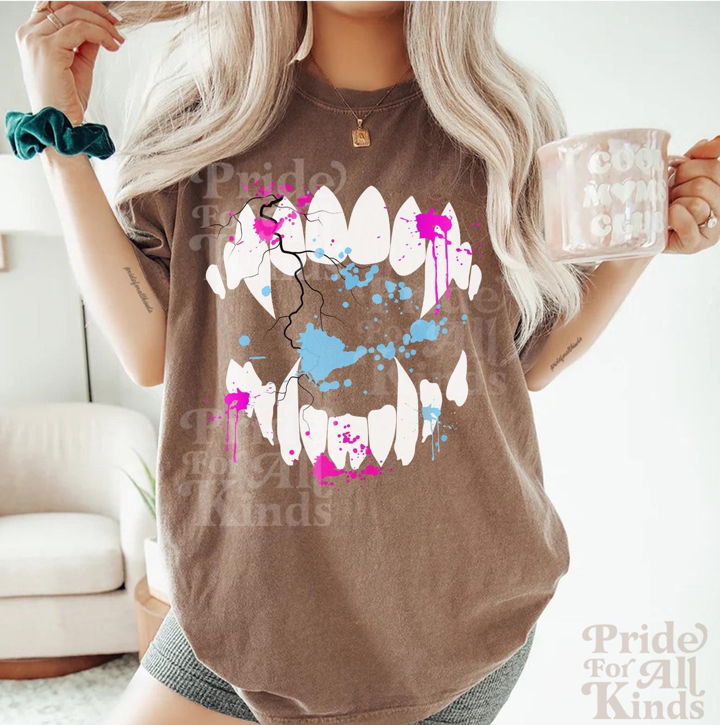 Trans vampire | subtle trans pride | trans halloween | gay halloween | subtle pride shirt | transgender ftm | mtf | transgender girl | gift