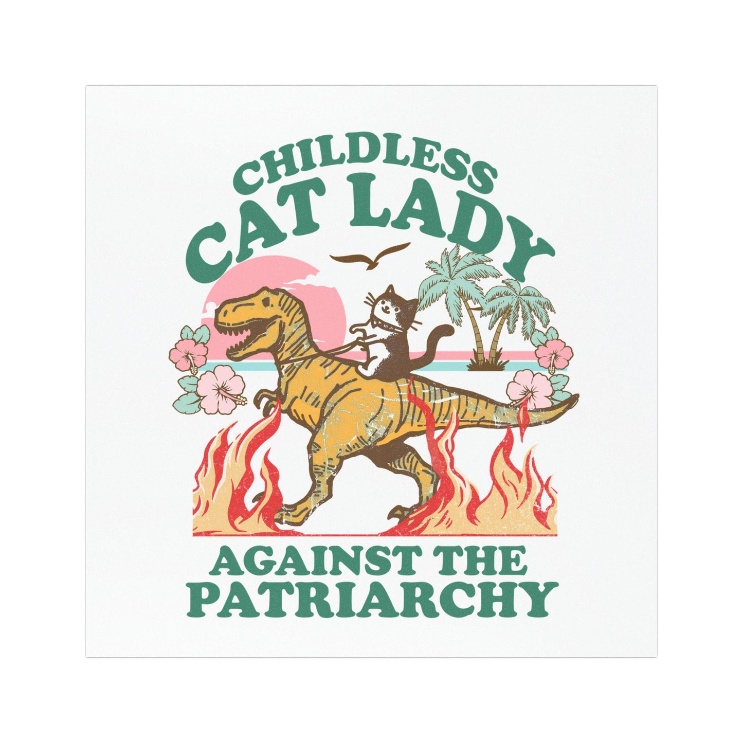 Childless cat lady against the patriarchy car magnet | Kamala Harris car magnet | kamala car magnet | car magnet liberal | kamala merch