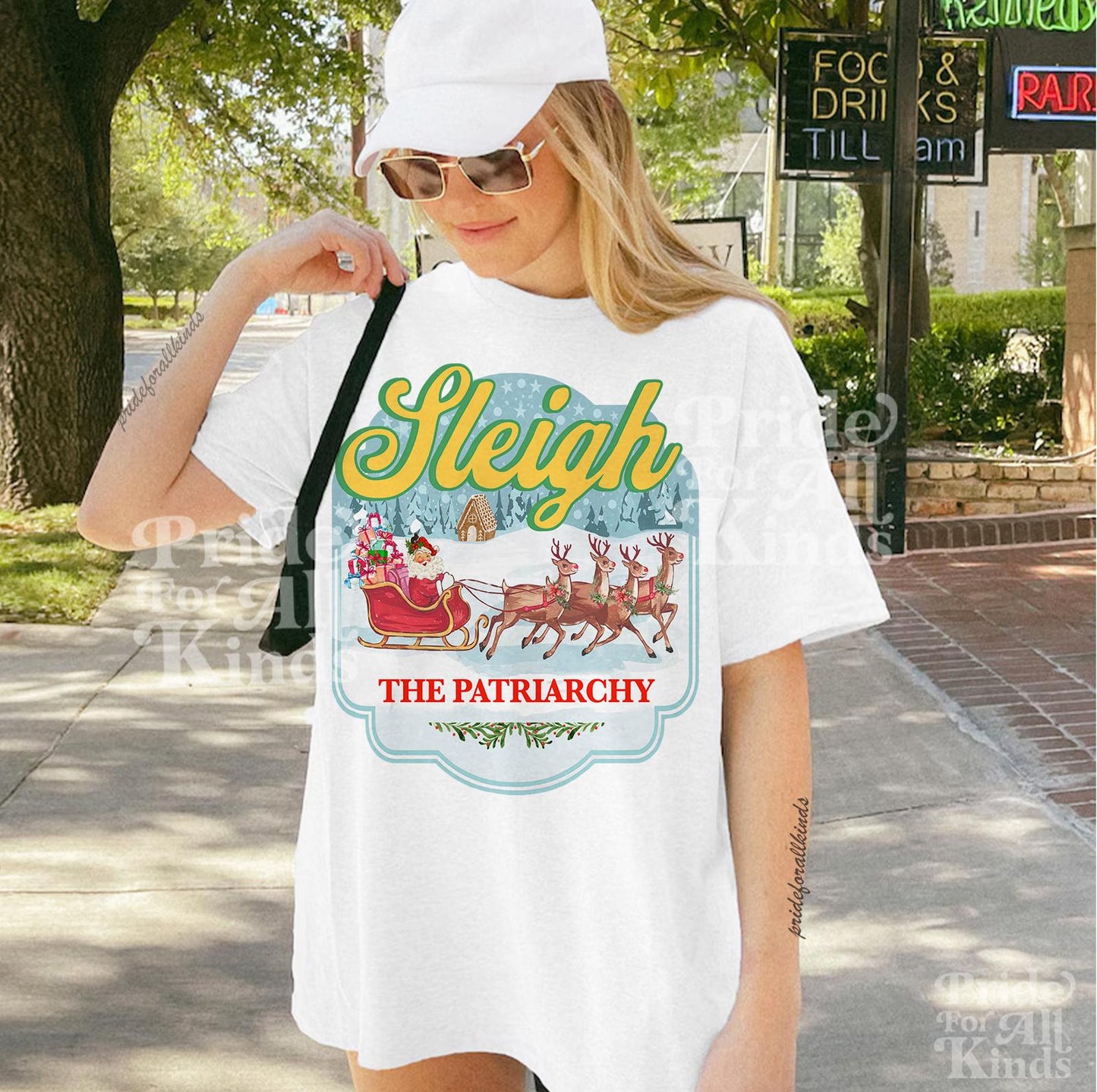 Sleigh the patriarchy | feminist christmas | smash the patriarchy | burn the patriarchy | social democrat | leftist gifts | social justice