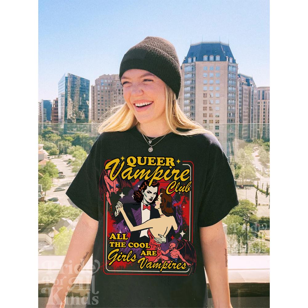 queer vampire | queer halloween | lesbian halloween | bisexual halloween | lesbian vampire | lgbtq halloween | lesbian pride | femme lesbian