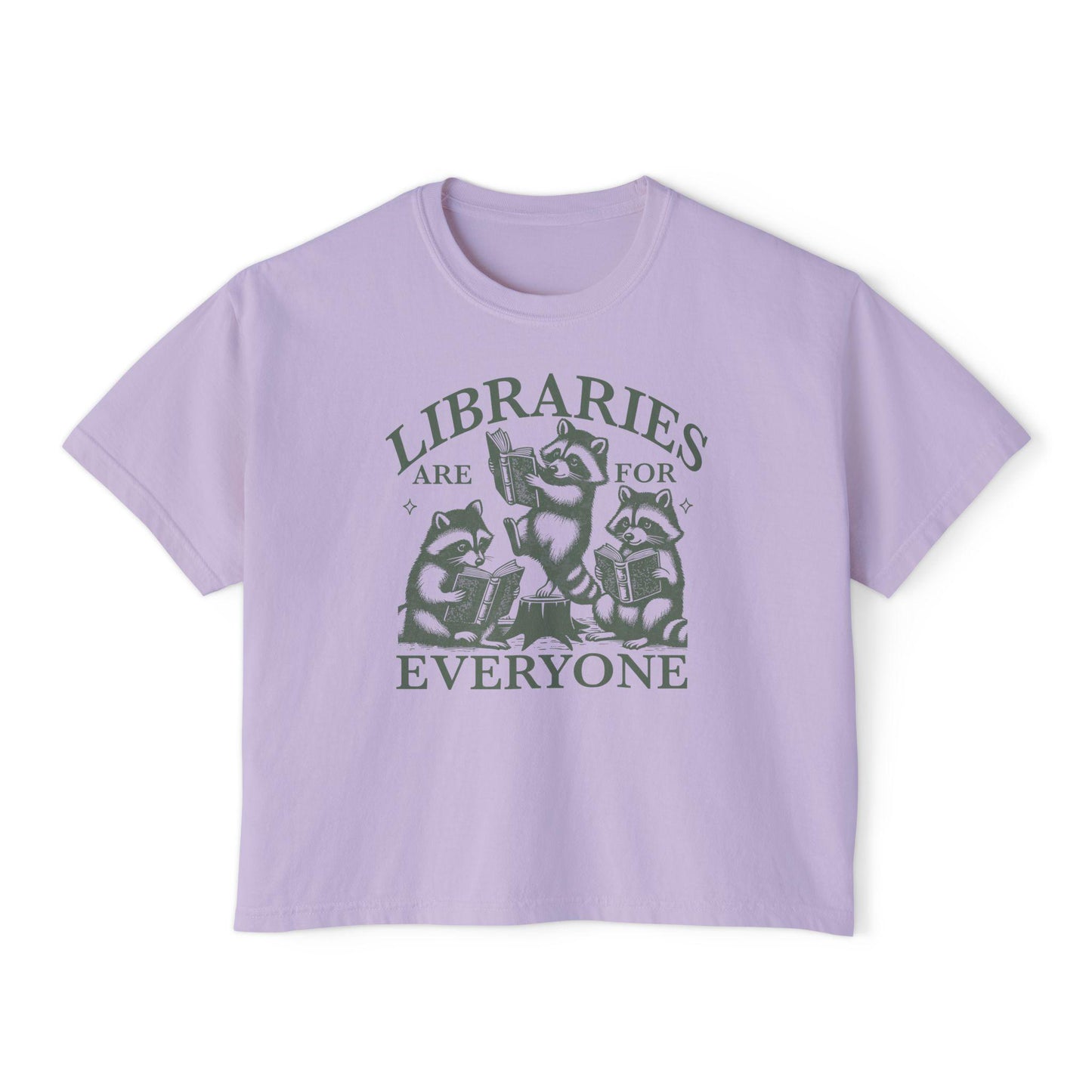 Libraries are for everyone tshirt | librarian crop top | public library | cool kids read books | all the cool kids are reading | education