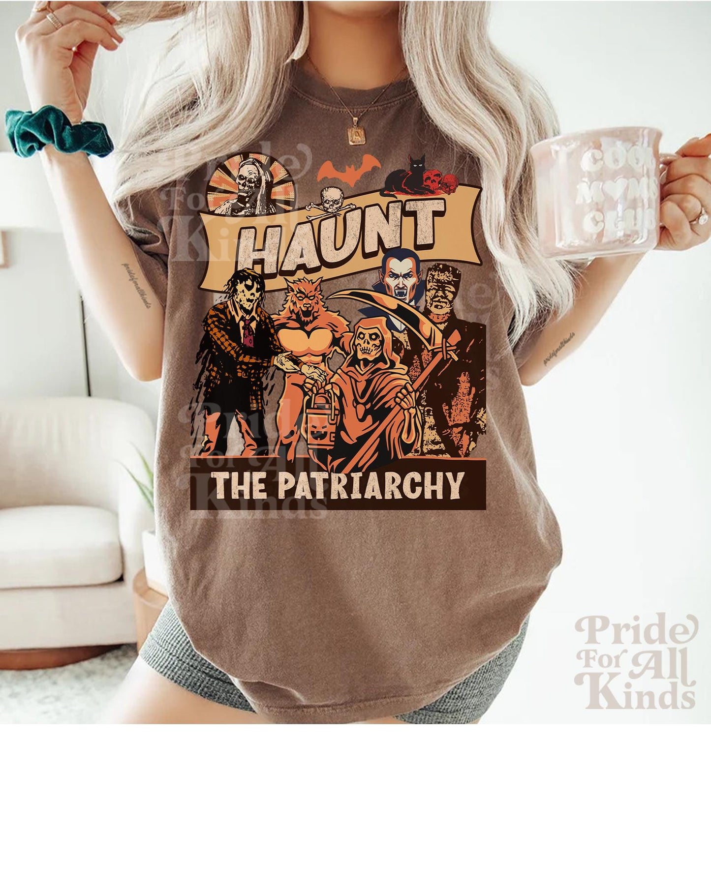 Haunt the patriarchy | feminist halloween | fall feminist shirt | burn the patriarchy | spooky liberal feminist witch | hex the patriarchy