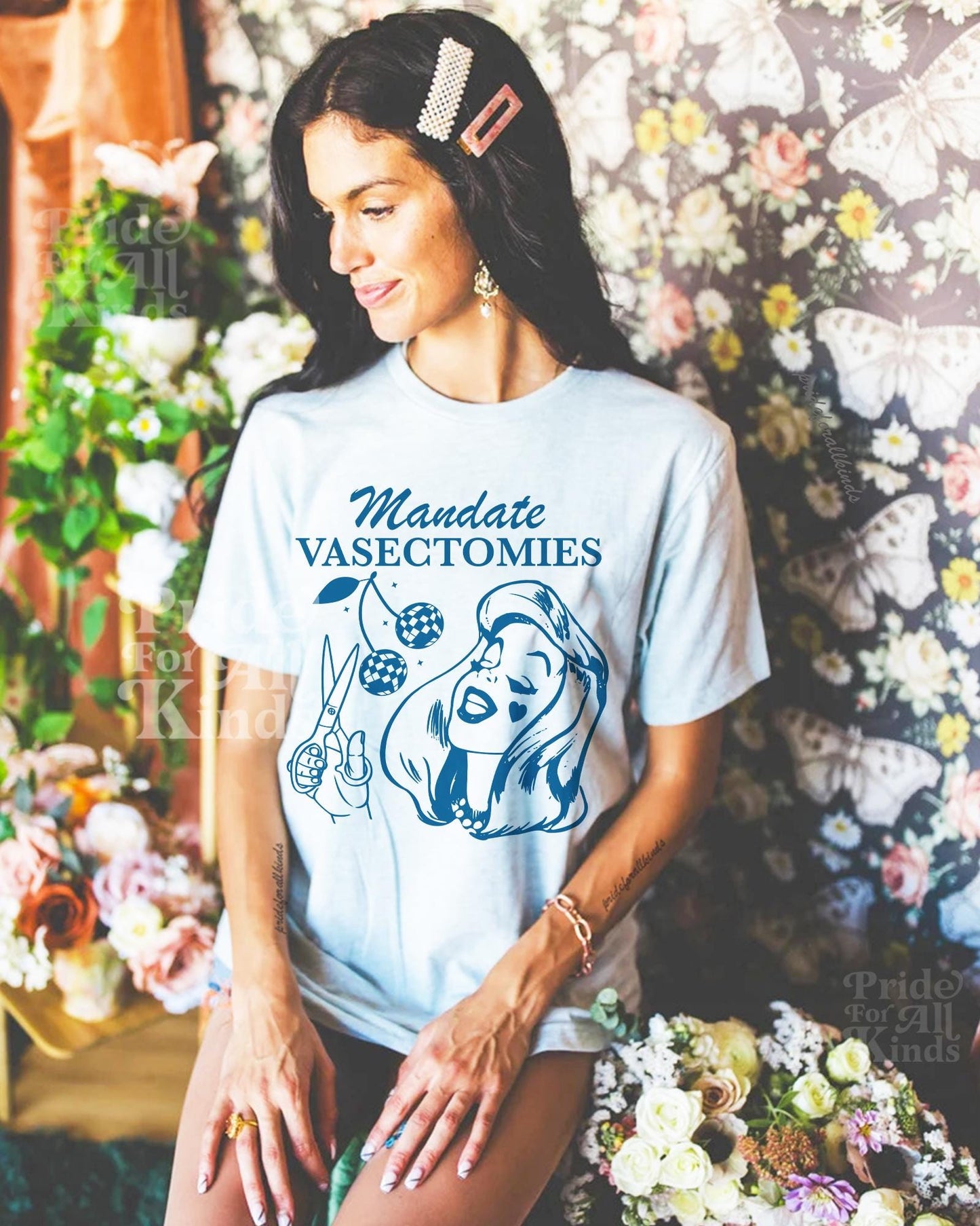 Mandate vasectomies shirt | vasectomies prevent abortions | pro choice shirt | pro roe | reproductive rights | anti trump shirt | leftist |
