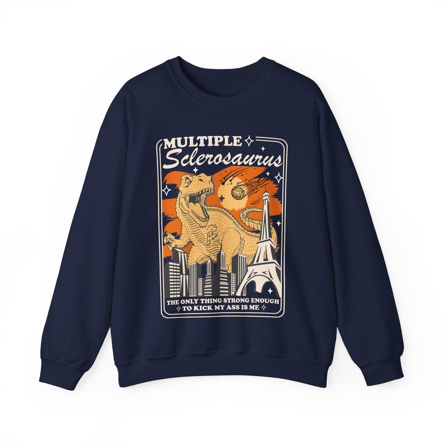 Multiple sclerosis sweatshirt | Multiple sclerosis warrior | Multiple sclerosis awareness | chronic pain | hidden disability | sclerosaurus