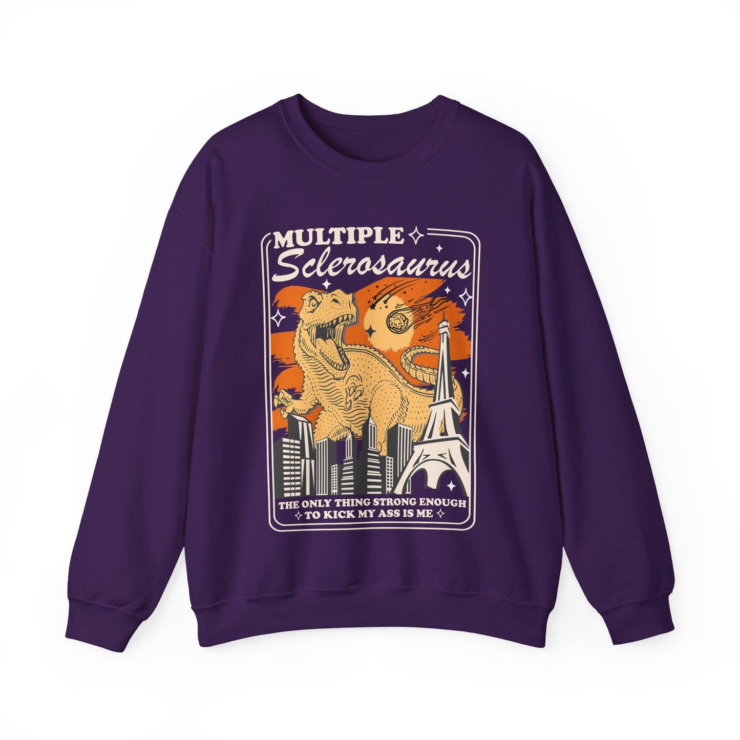 Multiple sclerosis sweatshirt | Multiple sclerosis warrior | Multiple sclerosis awareness | chronic pain | hidden disability | sclerosaurus