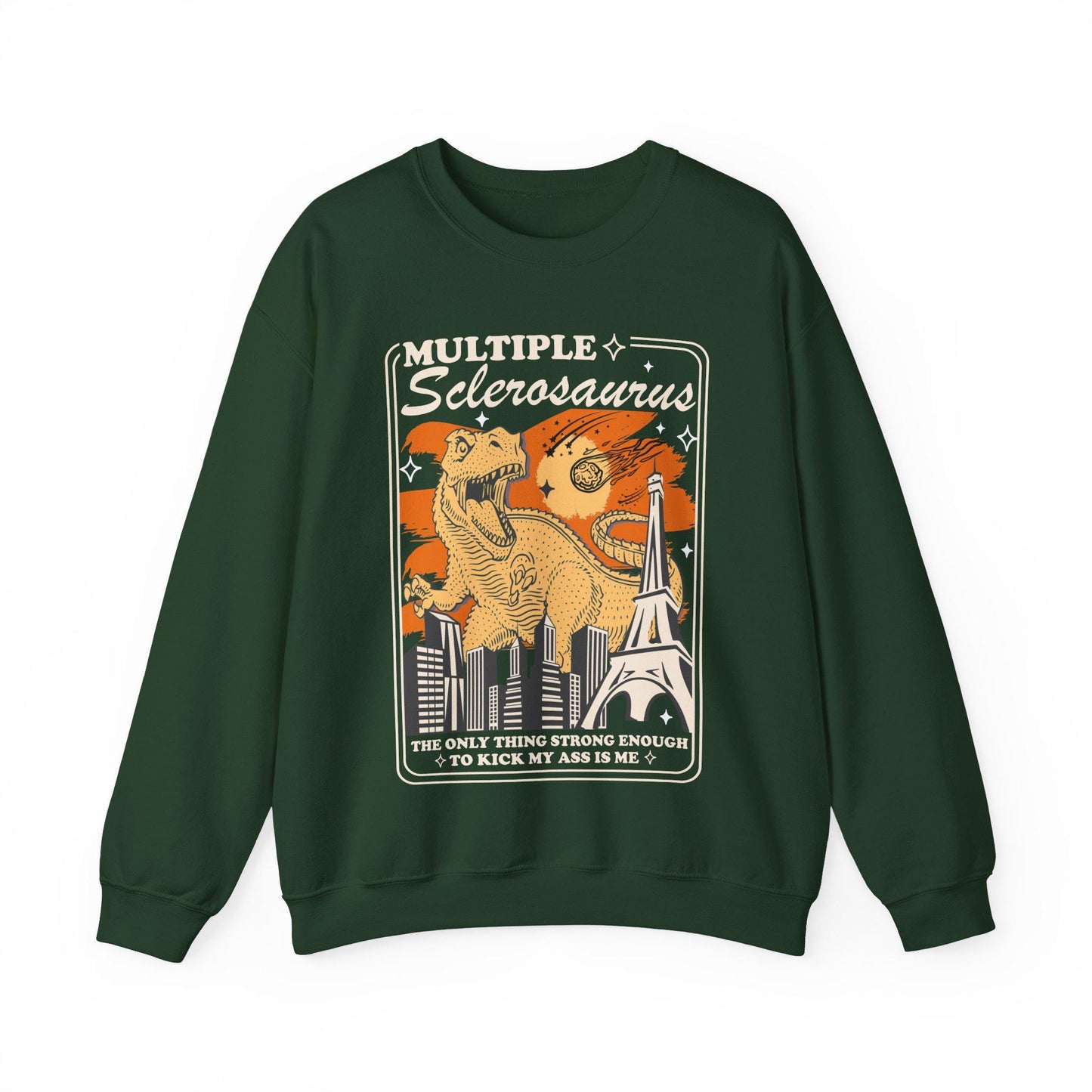 Multiple sclerosis sweatshirt | Multiple sclerosis warrior | Multiple sclerosis awareness | chronic pain | hidden disability | sclerosaurus