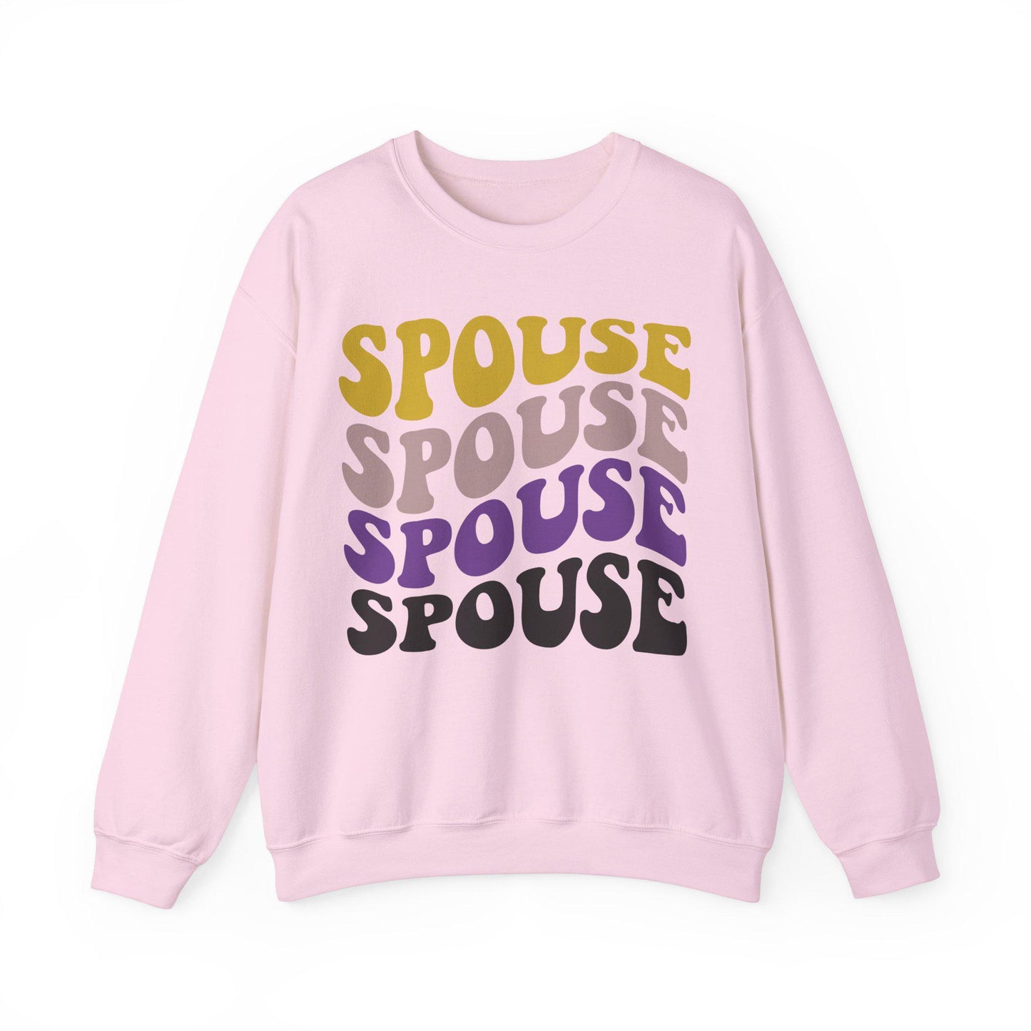 Spouse nonbinary sweatshirt | nonbinary wedding | nonbinary gifts | nonbinary pride shirt | nonbinary bachelorette | enby | nearlywed | lgbt