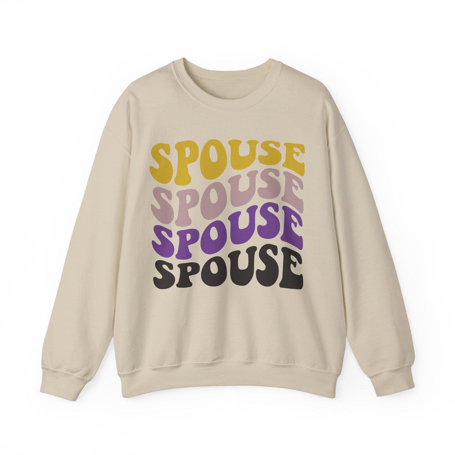 Spouse nonbinary sweatshirt | nonbinary wedding | nonbinary gifts | nonbinary pride shirt | nonbinary bachelorette | enby | nearlywed | lgbt