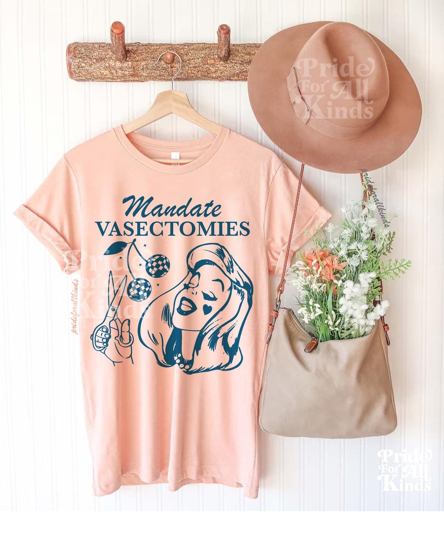 Mandate vasectomies shirt | vasectomies prevent abortions | pro choice shirt | pro roe | reproductive rights | anti trump shirt | leftist |