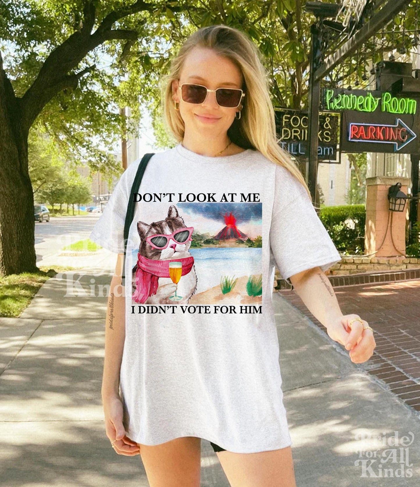 I didnt vote for him shirt | funny anti trump shirt | anti trump gift | leftist shirt | leftist gifts | social democrat | childless cat lady