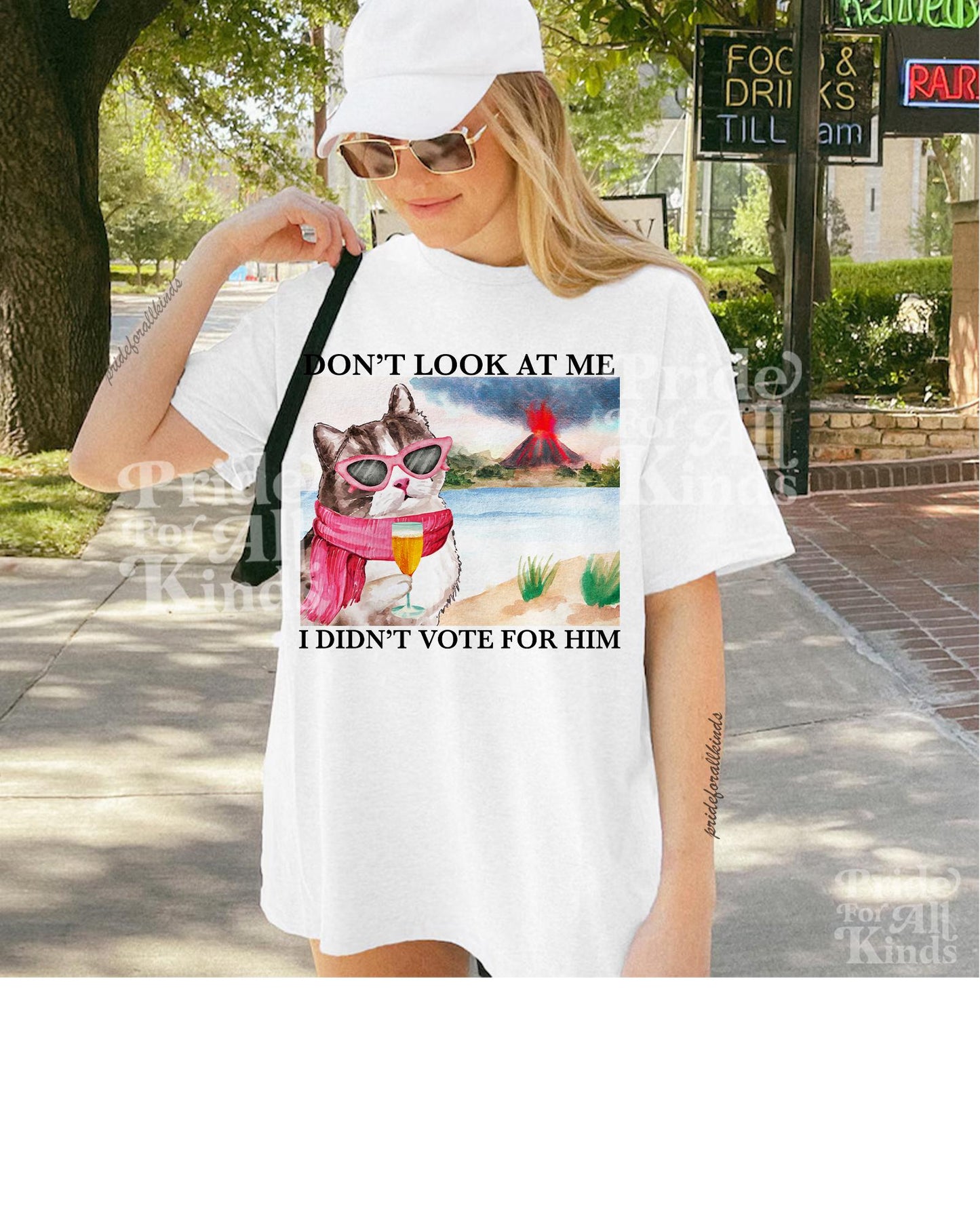 I didnt vote for him shirt | funny anti trump shirt | anti trump gift | leftist shirt | leftist gifts | social democrat | childless cat lady