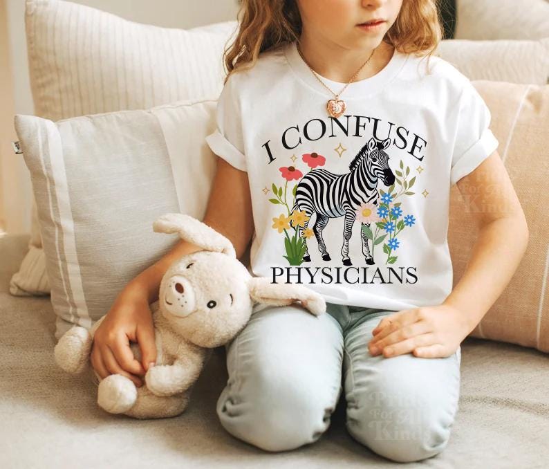 I confuse physicians | kids & toddler shirt | rare disease awareness shirt | chronic pain | chronic illness | fibromyalgia | ehlers danlos