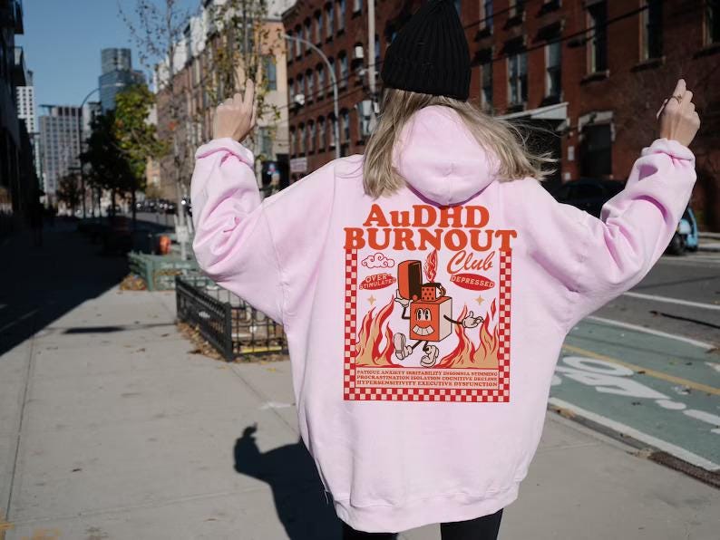 Audhd hoodie | autism hoodie | adhd awareness | neurospicy | overstimulated | adhd shirt | adult autism sensory | autism pride | aba therapy