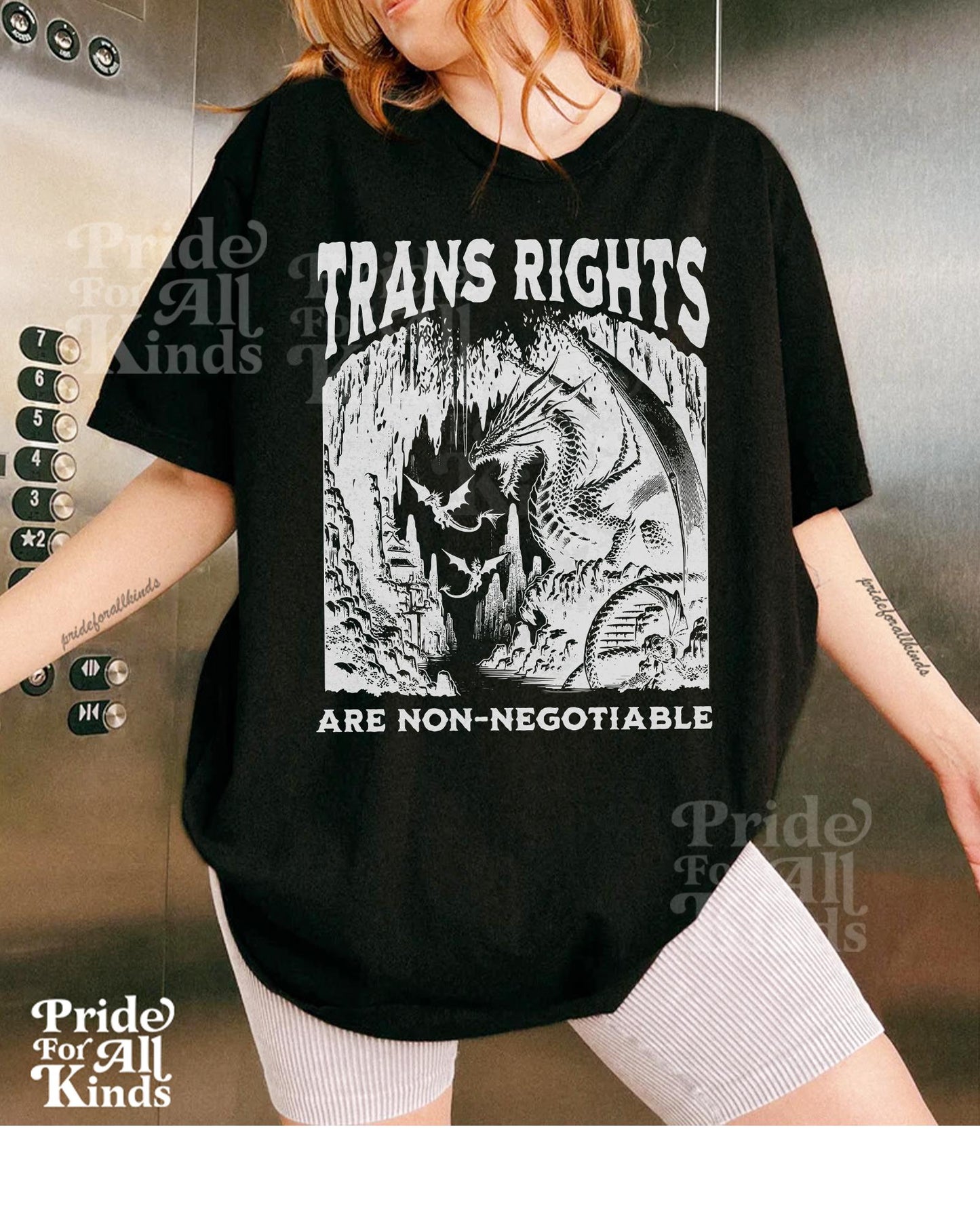 Trans rights are non negotiable | Comfort Colors | protect trans kids | transgender gift | transgender mtf | subtle trans pride | trans art