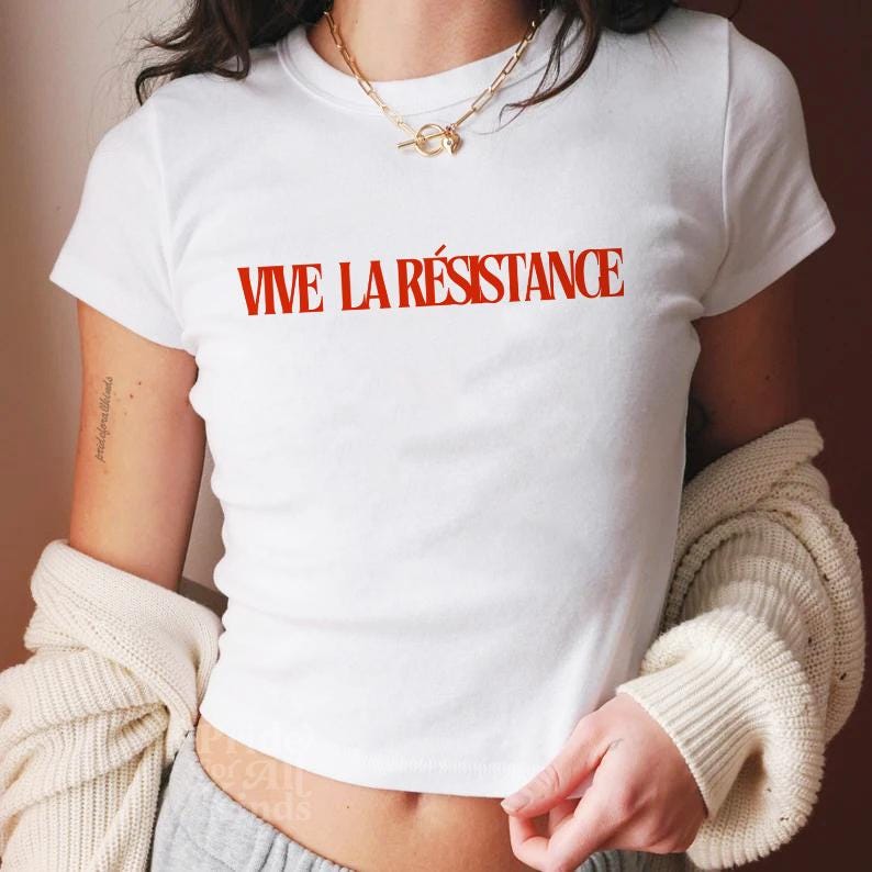 Vive la resistance | feminist baby tee | community is resistance | leftist | libeal feminist human rights | social justice | anti fascism