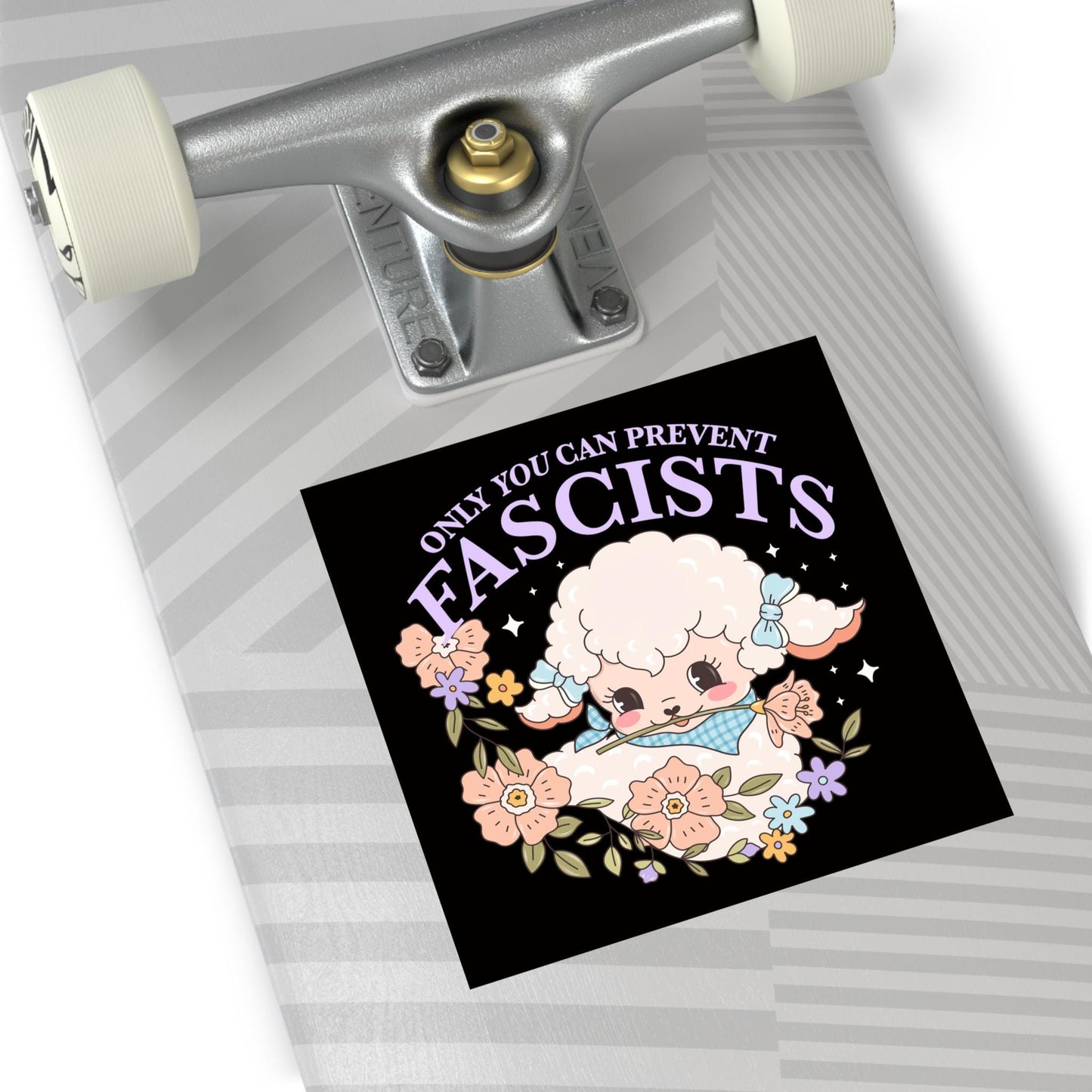 Only you can prevent fascists bumper sticker car magnet | resist sticker | political car magnet | fight fascism | car magnet liberal leftist