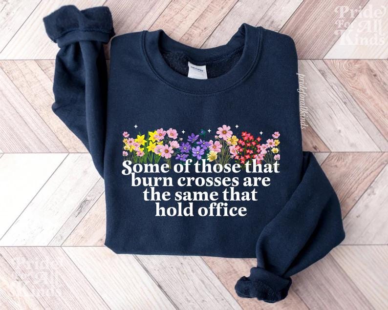 Some of those that burn crosses are the same that hold office shirt | liberal tshirt | 8647 shirt | fdt | subtle anti trump | anti fascism