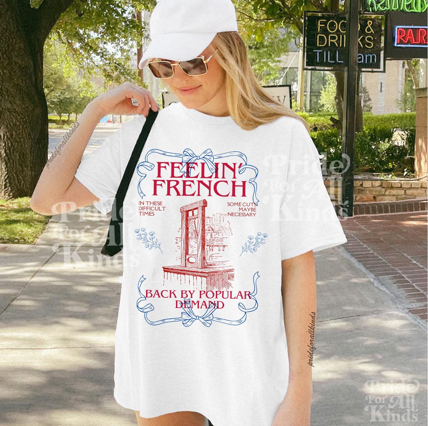 Feeling french shirt | back by popular demand | in these difficult times some cuts maybe necessary | french revolution | anti capitalist |