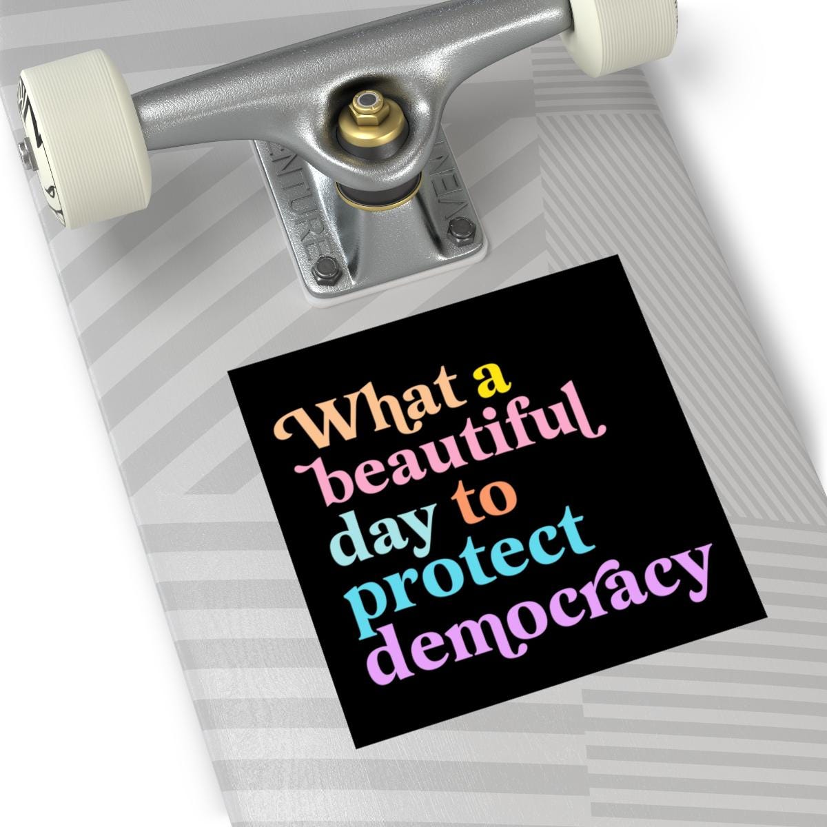 protect democracy car magnet or sticker | defend democracy | resist sticker | car magnet liberal | political car magnet | anti fascism |fdt