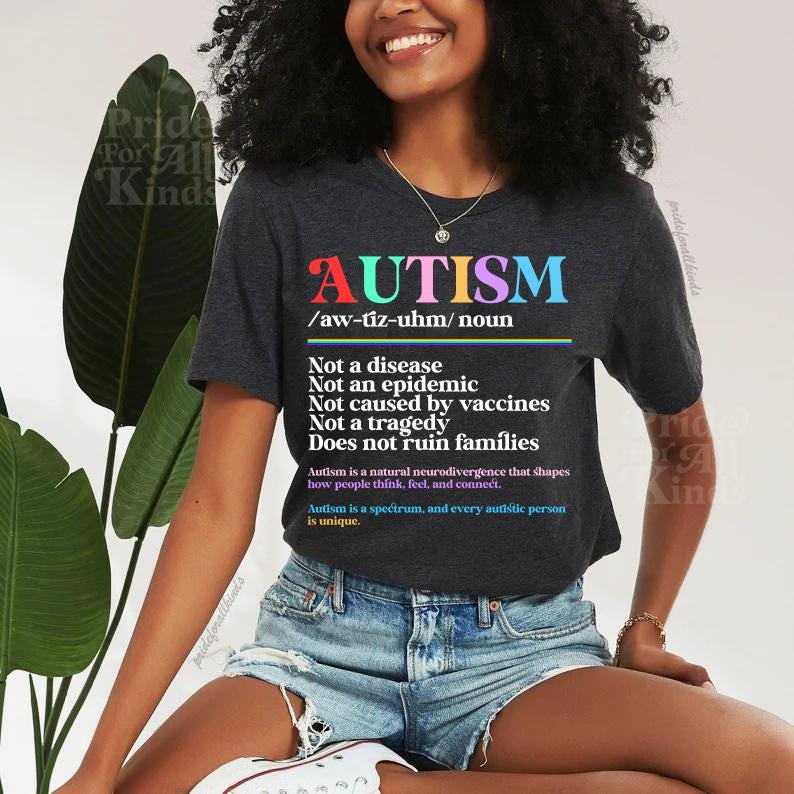 autism is not a disease | autism is not an epidemic | autism is not caused by vaccines | autism definition shirt | bcba shirt | autism mama