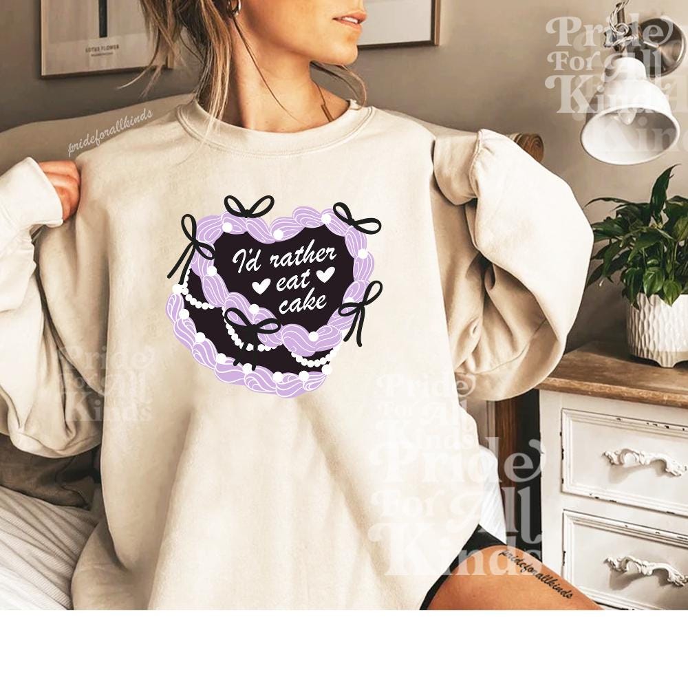 asexual | i'd rather eat cake | asexual pride | subtle asexual merch | asexual pride | aroace | asexual tshirt | subtle pride | aromantic